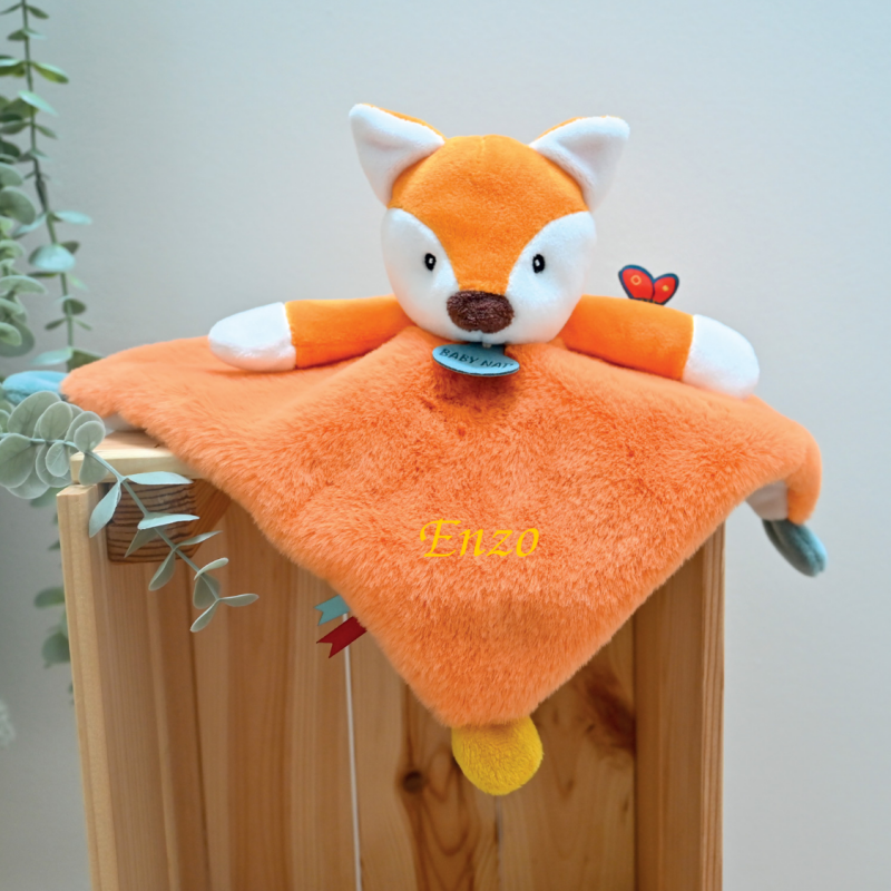  - balthazar the fox - comforter orange white 25 cm 